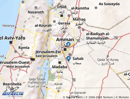 Kaart MICHELIN Muhafadhat Amman - ViaMichelin
