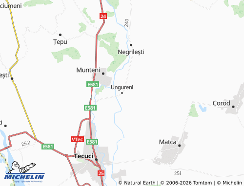 Mapa MICHELIN Ungureni - ViaMichelin