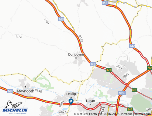 Carte MICHELIN Dunboyne - ViaMichelin