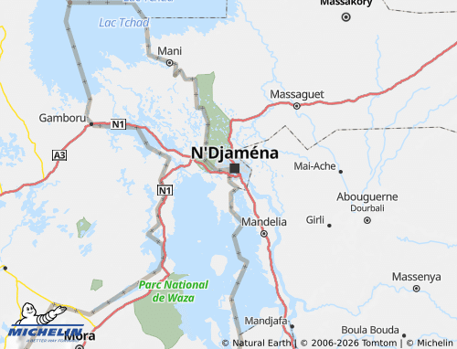 MICHELIN Logone-Et-Chari map - ViaMichelin