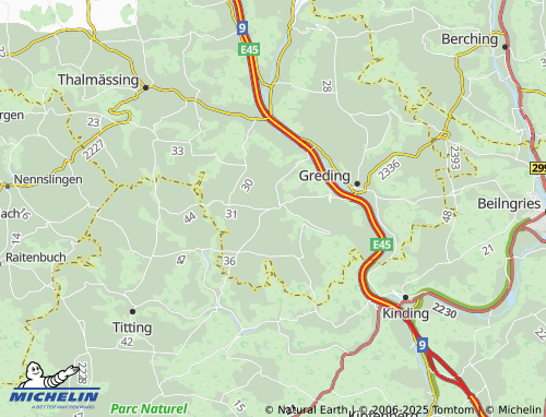MICHELIN Kraftsbuch map - ViaMichelin