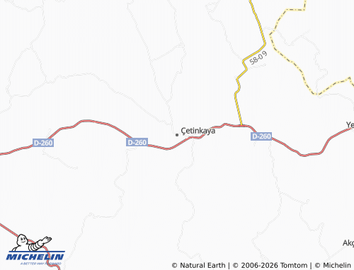 MICHELIN Çetinkaya map - ViaMichelin