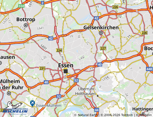 MICHELIN Stoppenberg map - ViaMichelin