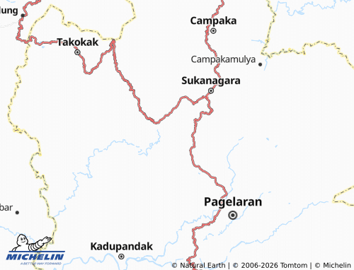 MICHELIN-Landkarte Sukakarya - ViaMichelin