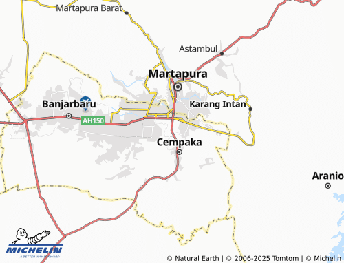 MICHELIN Sungai Besar map - ViaMichelin