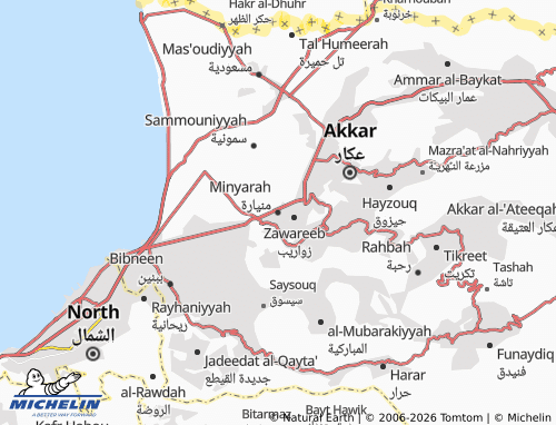 Mapa MICHELIN Minyarah - ViaMichelin