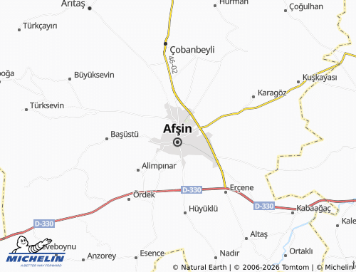 Mappa MICHELIN Dedebaba - ViaMichelin