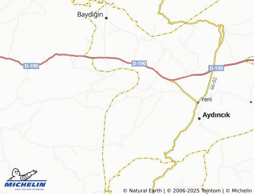 MICHELIN Kösrelik map - ViaMichelin