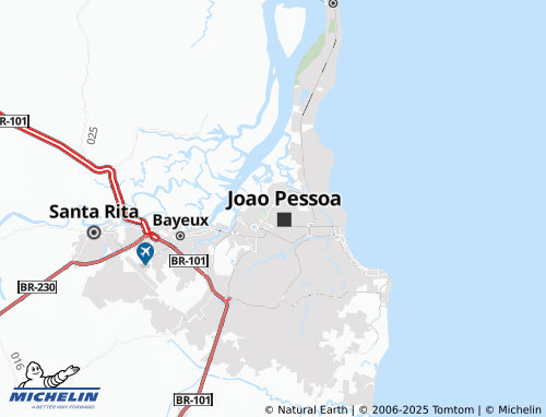 MICHELIN Treze de Maio map - ViaMichelin