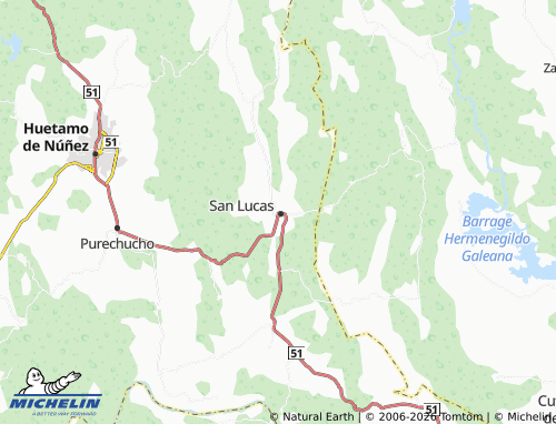 Mapa MICHELIN San Lucas Centro - ViaMichelin