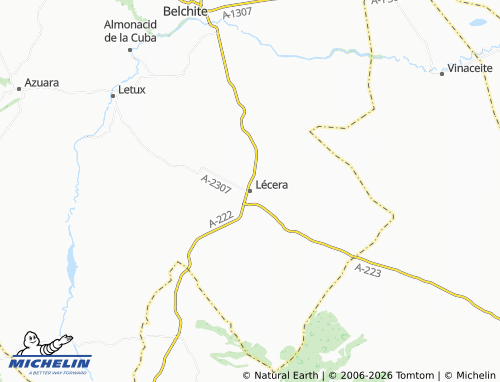 Mappa MICHELIN Lécera - ViaMichelin