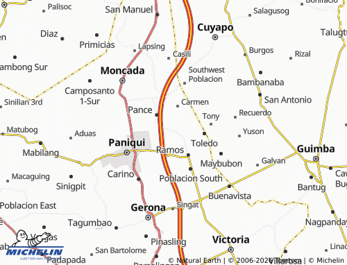MICHELIN Guiteb map - ViaMichelin