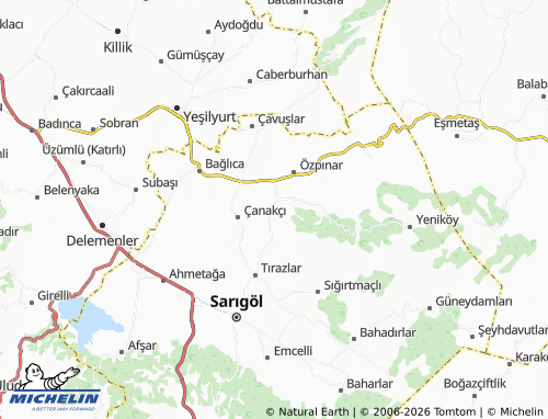 Mappa MICHELIN Çimentepe - ViaMichelin