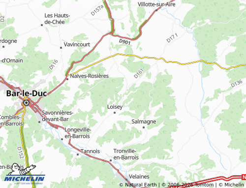 Carte MICHELIN Géry - ViaMichelin