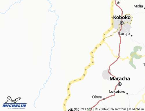 Mapa MICHELIN Obali - ViaMichelin