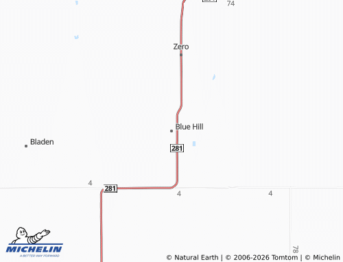 Mappa MICHELIN Blue Hill - ViaMichelin