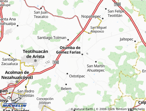Carte MICHELIN Cuautlancingo - ViaMichelin