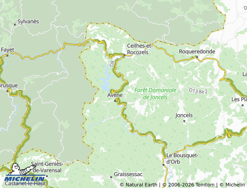 Carte MICHELIN Brès - ViaMichelin