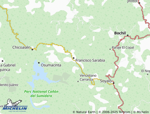 MICHELIN Guayabillo map - ViaMichelin