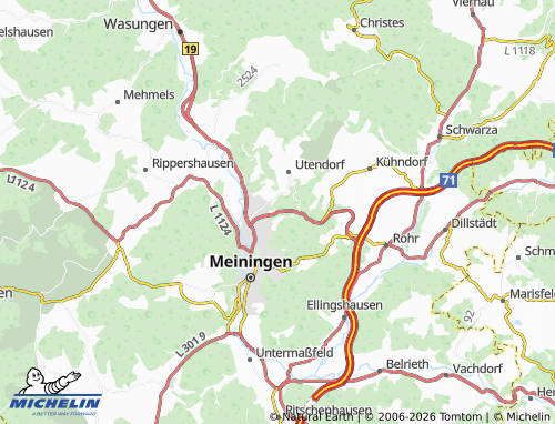 MICHELIN Helba map - ViaMichelin