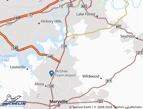 Mapa MICHELIN Little River - ViaMichelin