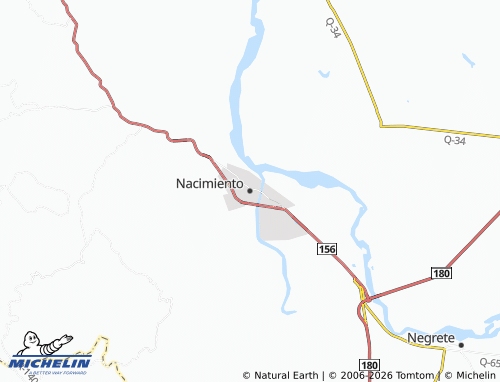 Mapa MICHELIN Nacimiento - ViaMichelin