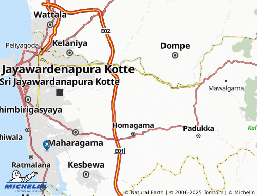 MICHELIN Shanthalokagama map - ViaMichelin