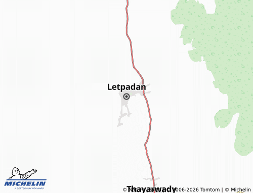 Mapa MICHELIN Letpadan - ViaMichelin
