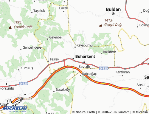 MICHELIN Kamilpaşa map - ViaMichelin