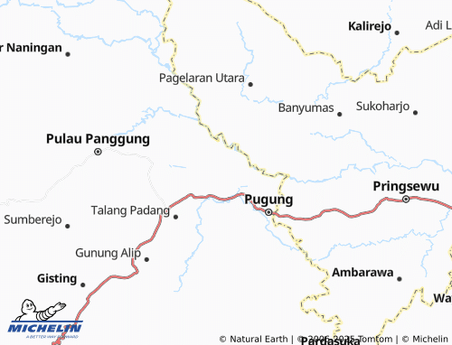 MICHELIN Banjar Agung Ilir map - ViaMichelin