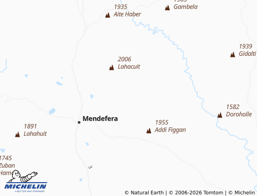 MICHELIN Aregit Mekrem map - ViaMichelin