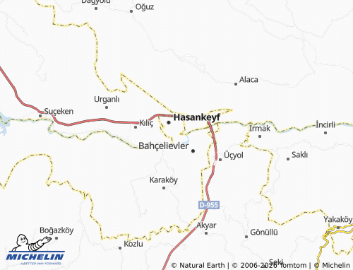 Mappa MICHELIN Kültür - ViaMichelin