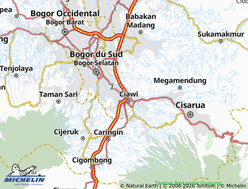 MICHELIN-Landkarte Sindangsari - ViaMichelin