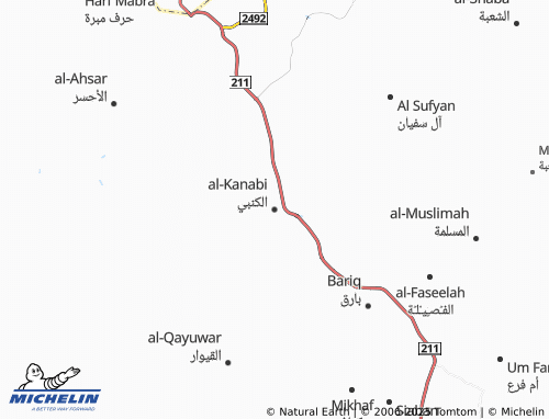 MICHELIN Al Kanabi map - ViaMichelin