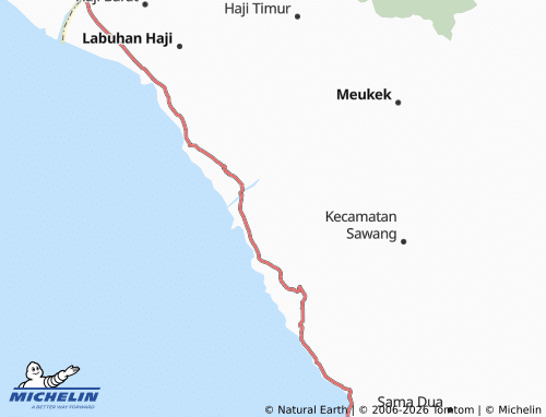 MICHELIN Blang Teungoh map - ViaMichelin