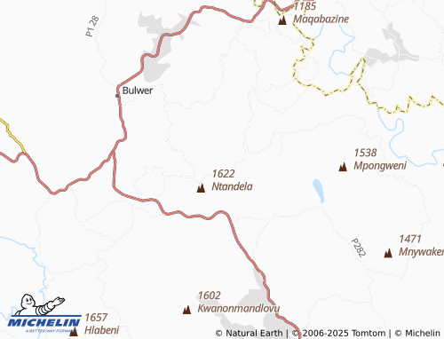 MICHELIN Ememela map - ViaMichelin