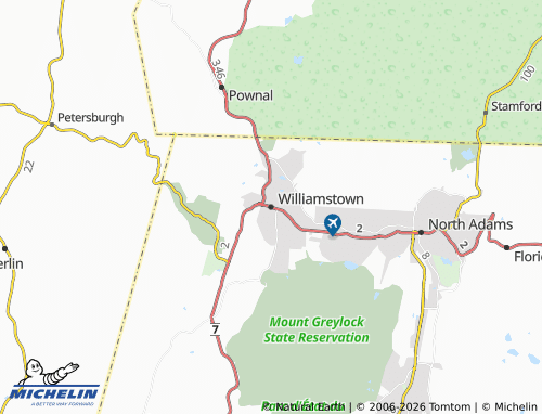 Mappa MICHELIN Williamstown - ViaMichelin