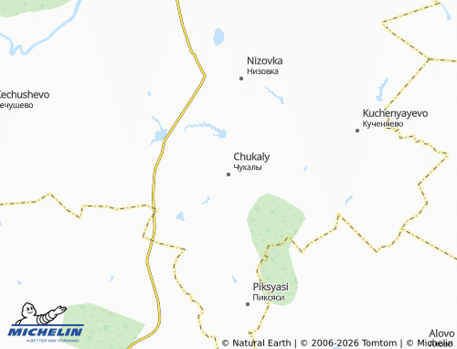 MICHELIN-Landkarte Chukaly - ViaMichelin