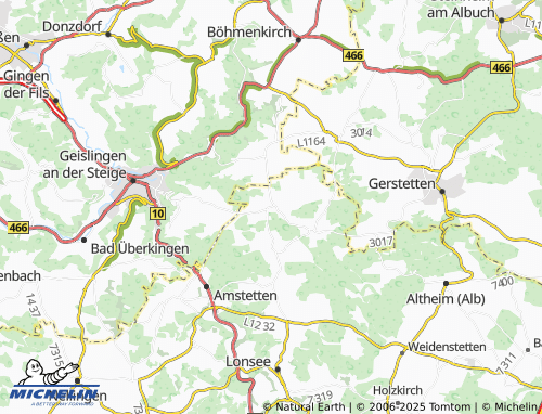 MICHELIN-Landkarte Schalkstetten - ViaMichelin
