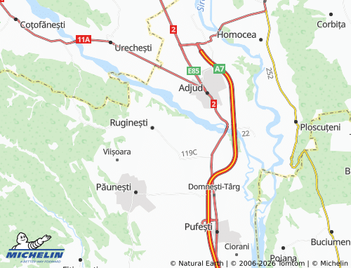 Mappa MICHELIN Văleni - ViaMichelin