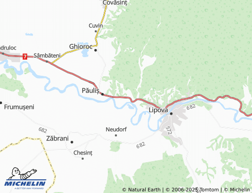 MICHELIN Barațca map - ViaMichelin