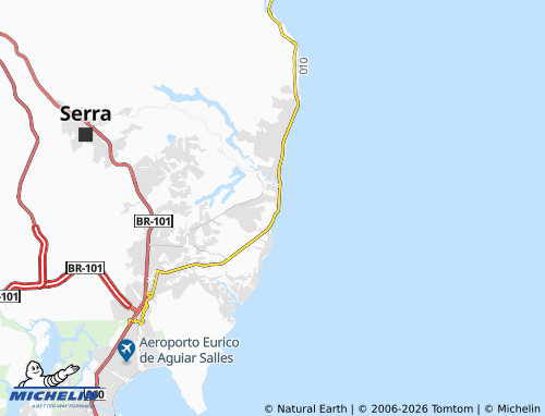 MICHELIN Praia da Baleia map - ViaMichelin