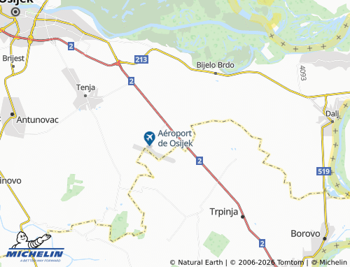 Mapa MICHELIN Klisa - ViaMichelin