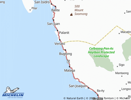 Mappa MICHELIN Bugtong - ViaMichelin
