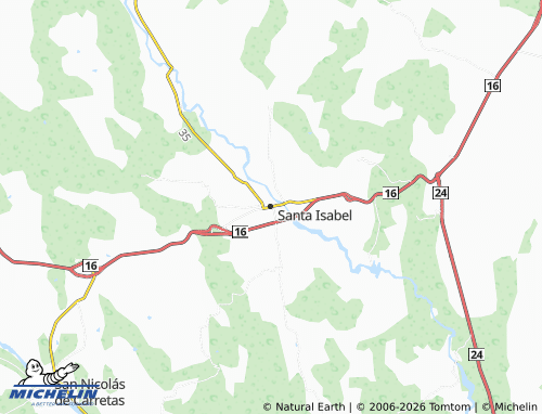 Mapa MICHELIN Santa Isabel - ViaMichelin