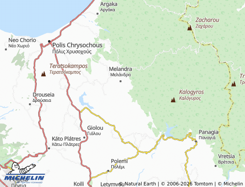 Mapa MICHELIN Kios - ViaMichelin