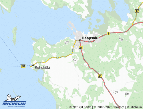 Mappa MICHELIN Kiltsi - ViaMichelin