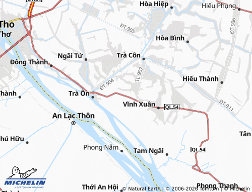 Mapa MICHELIN Thiện Mỹ - ViaMichelin