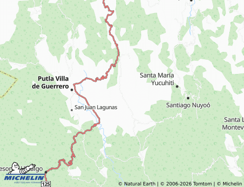 Mappa MICHELIN Guadalupe Nuevo Tenochtitlán - ViaMichelin