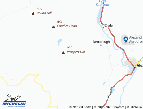 MICHELIN-Landkarte Fraser Dam - ViaMichelin